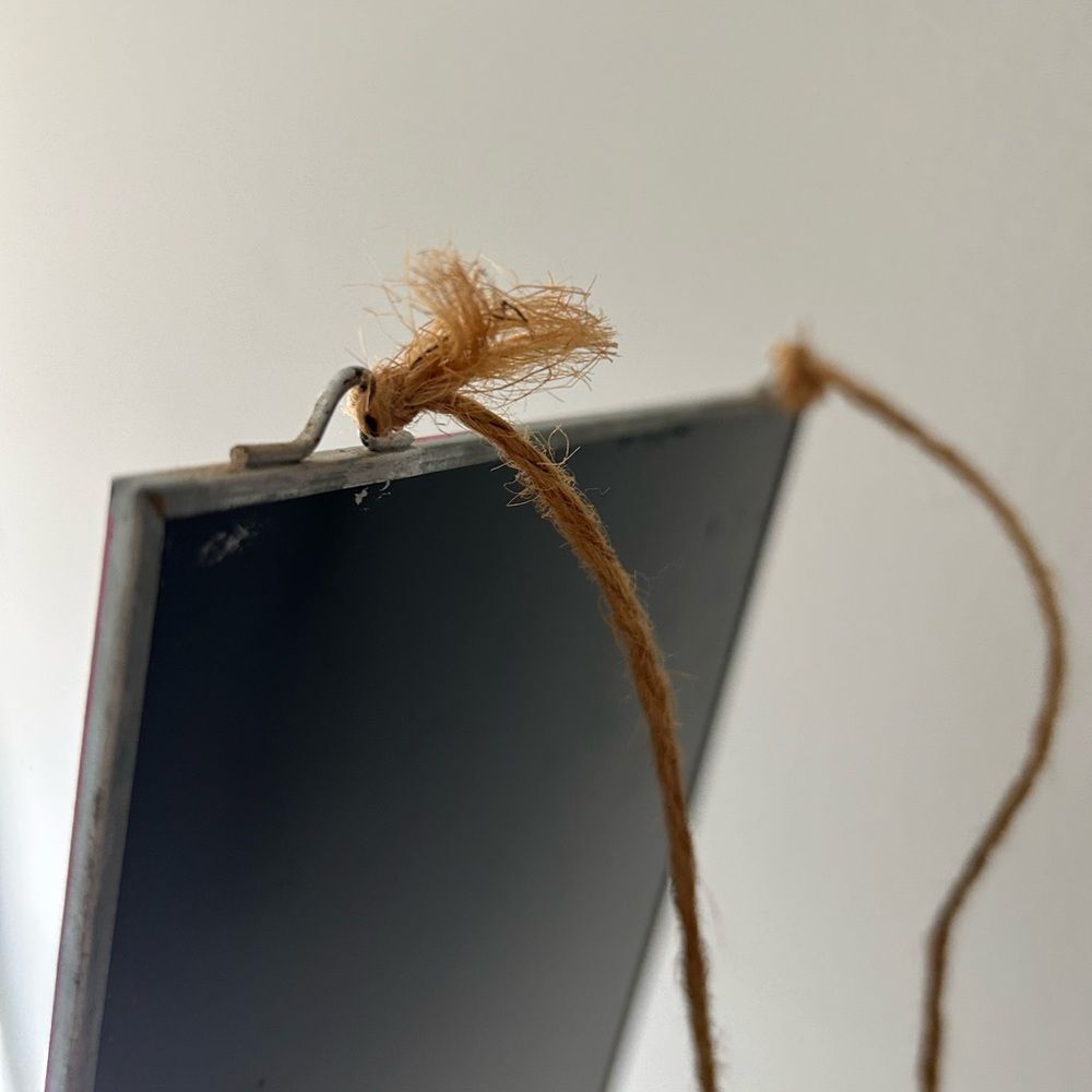 Rectangular Wall Mirror with Silver Frame - Picture 3 of 3